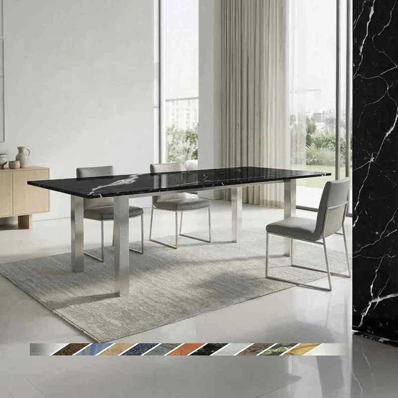 Esstisch Xenos aus Marmor Nero Marquina online konfigurieren