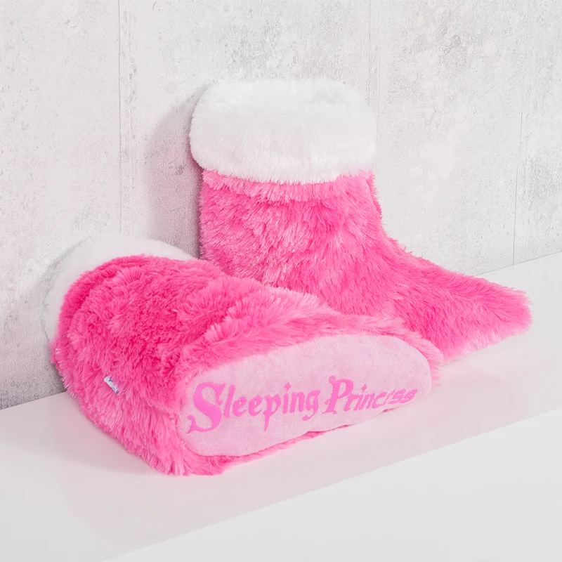Kinder Hausschuhe / Bettschuhe "SLEEPING PRINCESS" Größe 30/32