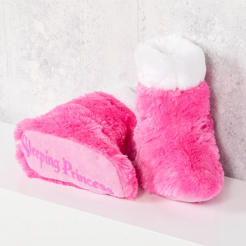 Kinder Hausschuhe / Bettschuhe "SLEEPING PRINCESS" Größe 30/32