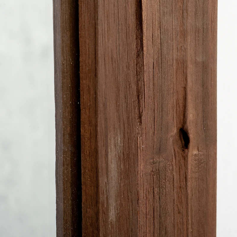 Wandspiegel TEAK 160x70cm recyceltes Teakholz natural Spiegel