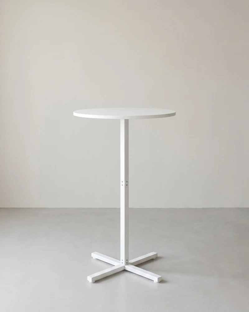 Stehtisch 60 x 60 cm – Modernes Design – Stabil & platzsparend – Für 2-3 Personen