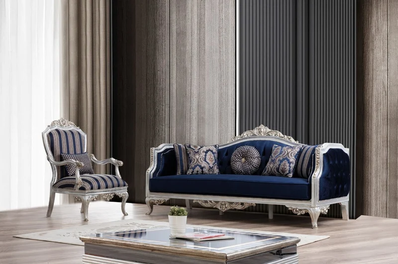 Casa Padrino Luxus Barock Wohnzimmertisch Schwarz / Silber / Gold 102 x 102 x H. 41 cm - Edler Massivholz Couchtisch im Barockstil - Barock Wohnzimmer Möbel
