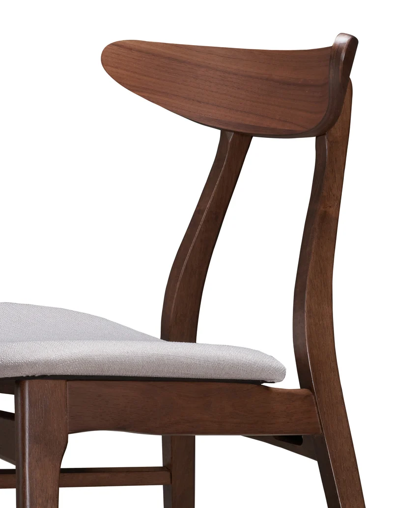 Holzstuhl Gooddly Nussbaum/Beige