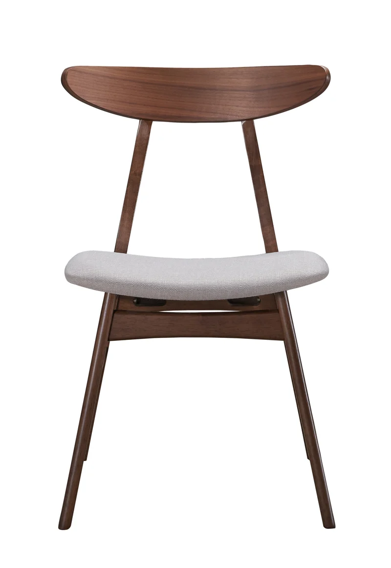 Holzstuhl Gooddly Nussbaum/Beige