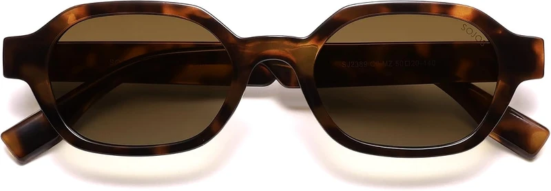 LichtLux Hexagon Sonnenbrille – Retro Optik