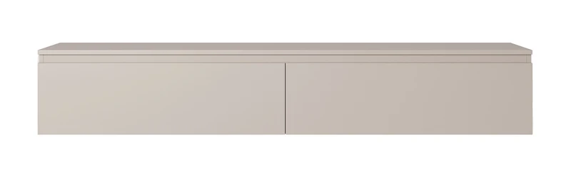 TV-Schrank Seney 175 cm Grau Beige