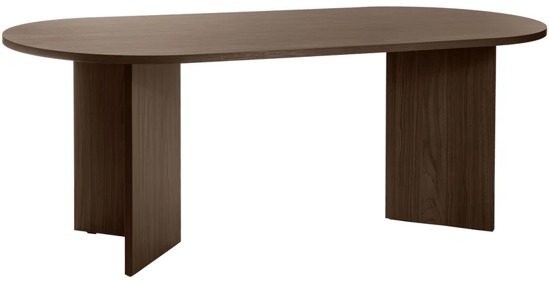 Ovaler Esstisch Ovo 204 cm Wisconsin Nussbaum