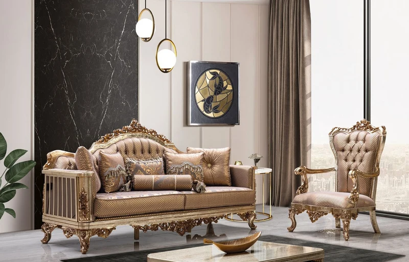 Casa Padrino Luxus Barock Couchtisch Antik Silber / Kupfer / Gold - Verspiegelter Barockstil Wohnzimmertisch - Barockstil Wohnzimmer Möbel - Barock Möbel - Luxus Möbel im Barockstil