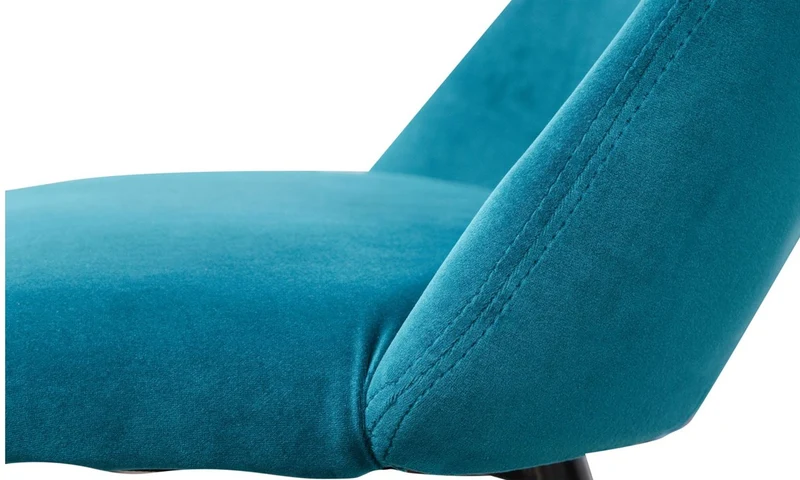 Casa Padrino Luxus Barstuhl Türkis / Schwarz 55 x 58 x H. 97 cm - Luxus Barmöbel