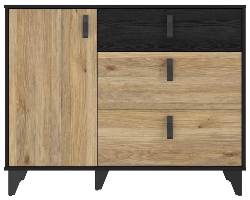 Kommode Sideboard LYA Optik: Mauvella / Cabezone Eiche, von Forte