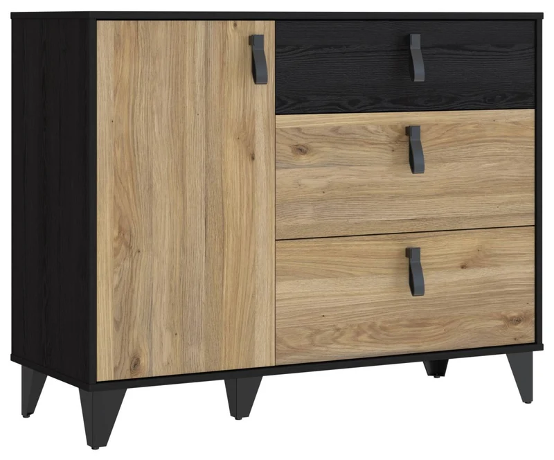 Kommode Sideboard LYA Optik: Mauvella / Cabezone Eiche, von Forte