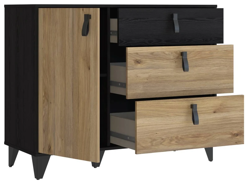 Kommode Sideboard LYA Optik: Mauvella / Cabezone Eiche, von Forte