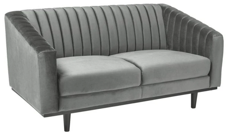 Casa Padrino Luxus Sofa 150 x 85 x H. 78 cm - Wohnzimmer Sofa mit edlem Samtstoff - Wohnzimmer Möbel