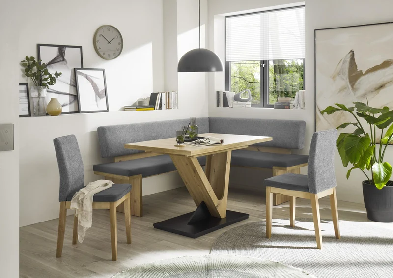 Eckbank Eckbankgruppe MANZANO 197x157 cm - Artisan Eiche