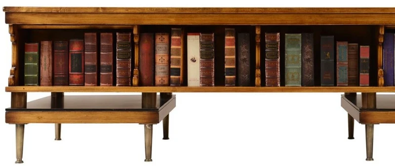 Casa Padrino Luxus Vintage Stil Schreibtisch Naturfarben / Braun / Schwarz / Grün 252 x 102 x H. 77 cm - Massivholz Bürotisch mit Kunstleder - Vintage Stil Büro Möbel - Luxus Büro Möbel
