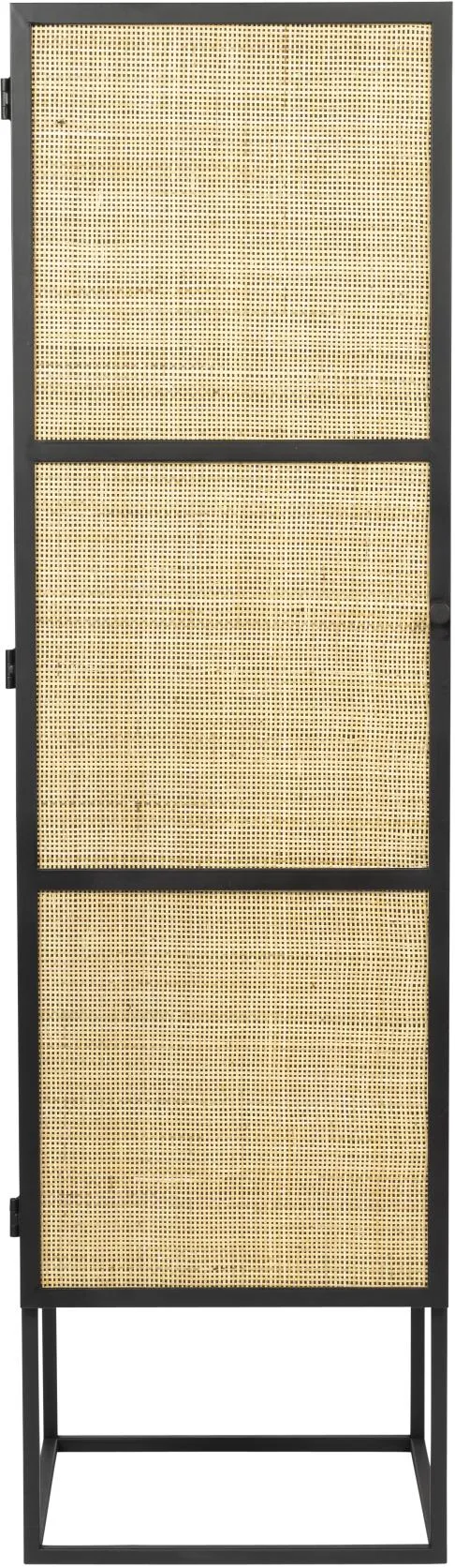 Schrank Hochkommode GUUJI HIGH 1DO mit Rattantüre von ZUIVER