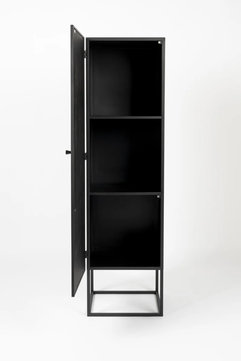 Schrank Hochkommode GUUJI HIGH 1DO mit Rattantüre von ZUIVER