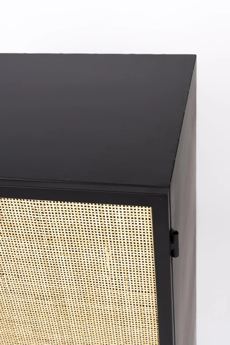 Kommode GUUJI LOW 2DO mit Rattantüren