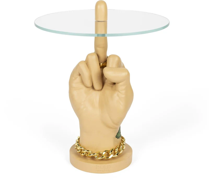 Beistelltisch Mittelfinger FOTHER MUCKER LOVE von BOLD Monkey