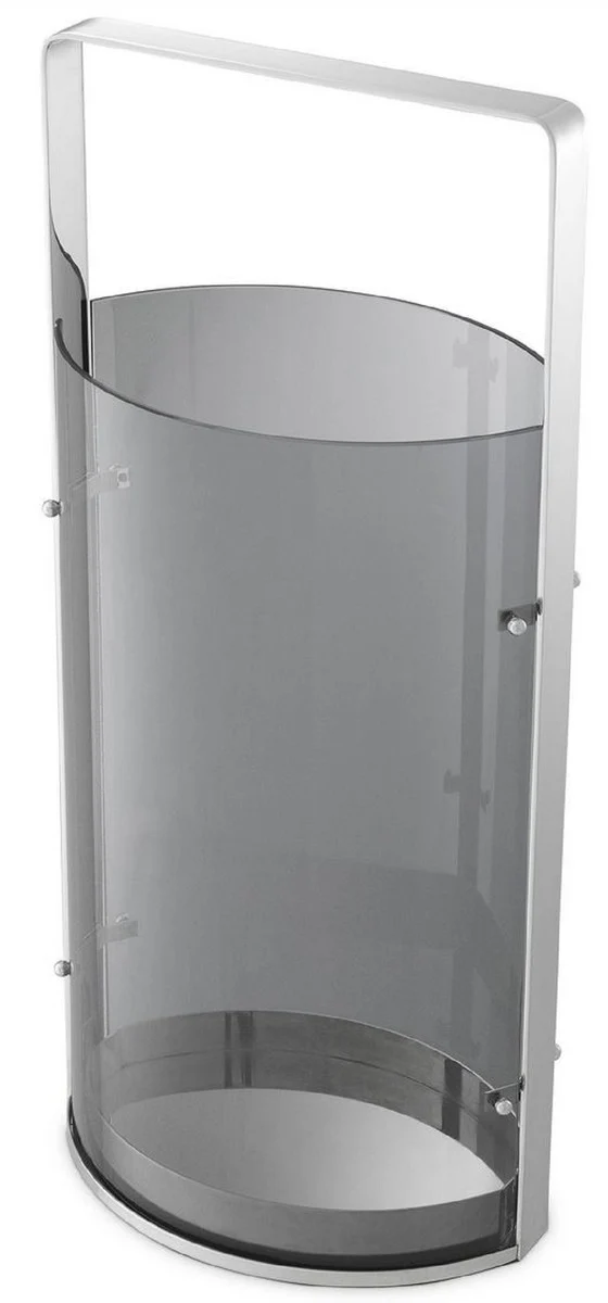 Casa Padrino Luxus Kerzenleuchter Silber / Grau 29,5 x 21 x H. 65 cm - Gastronomie Accessoires - Luxus Qualität
