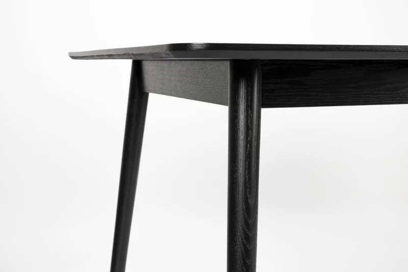 Esstisch FABIO BLACK Eiche Fischgrätmuster furniert 180 x 90 cm