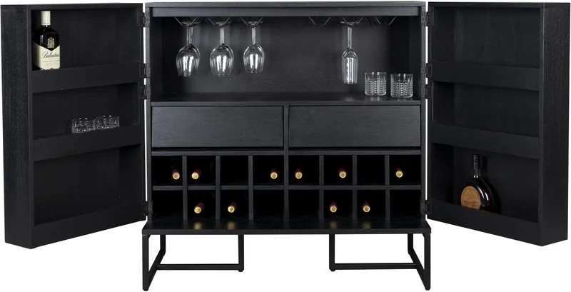 Weinschrank Barschrank CLASS BLACK von DutchBone