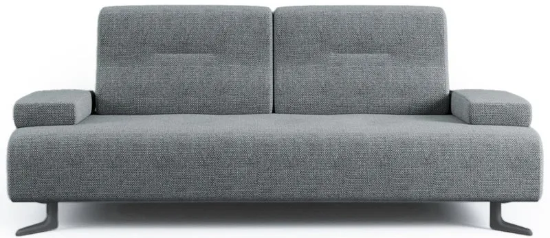 Casa Padrino Luxus Sofa mit verstellbaren Rückenlehnen Grau - Verschiedene Größen - Modernes Wohnzimmer Sofa - Luxus Möbel