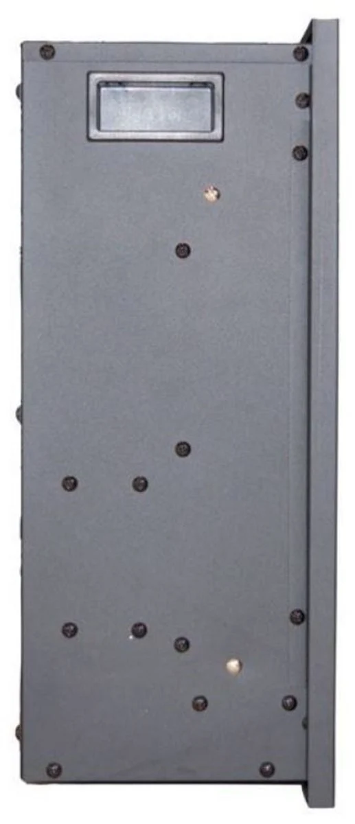 Casa Padrino Luxus Elektro Einbaukamin Schwarz 60,2 x 17,7 x H. 43,8 cm - Wohnzimmer Deko LED Kamin mit Fernbedienung - Wohnzimmer Möbel - Luxus Möbel - Luxus Elektro LED Einbaukamine