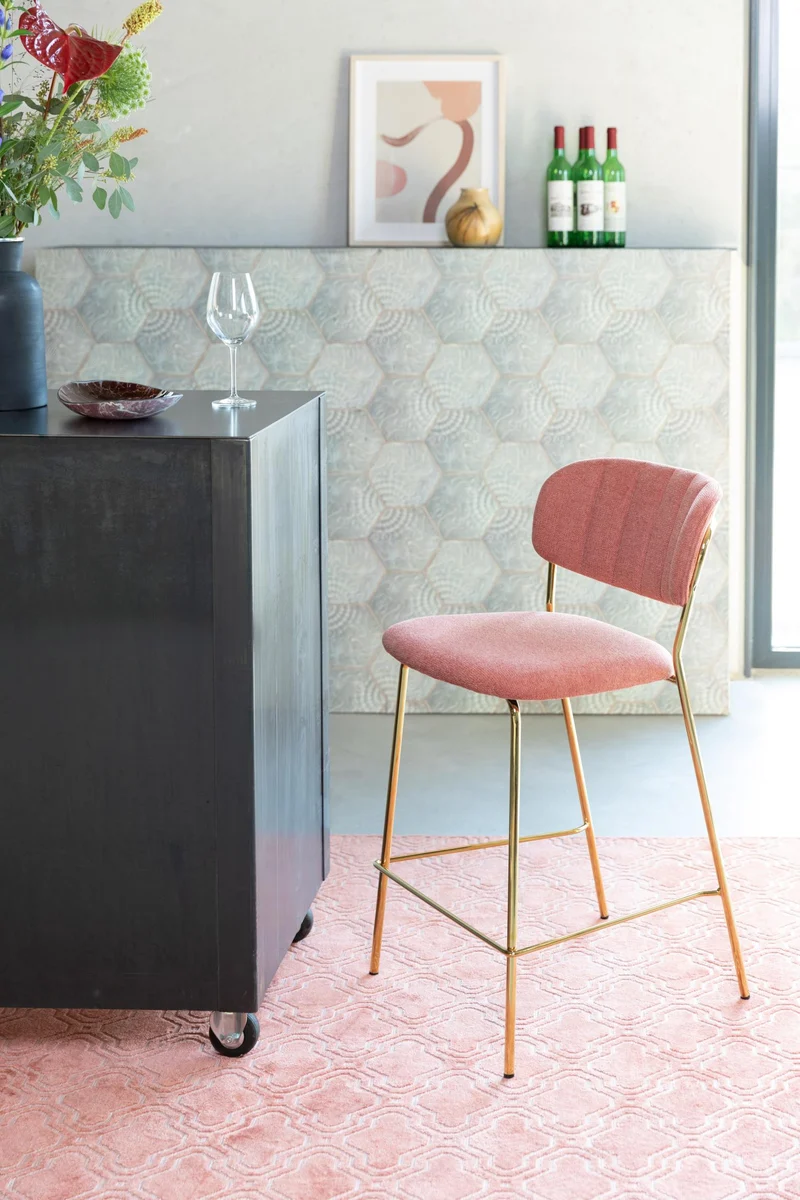 Hocker Tresenhocker JOLIEN GOLD in drei verschiedenen Farben