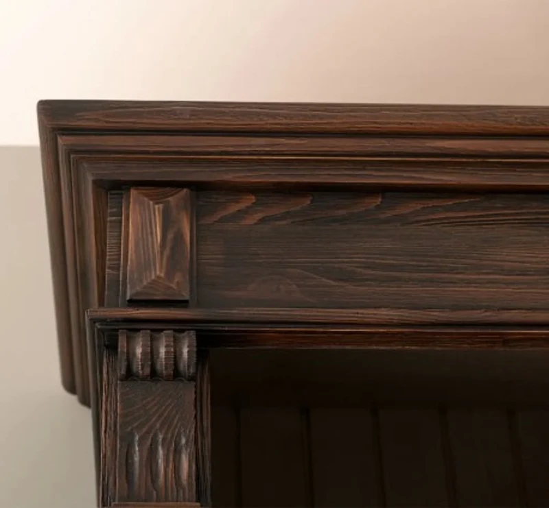 Casa Padrino Bücherregal im Landhausstil, 180 x 39 x 235 cm