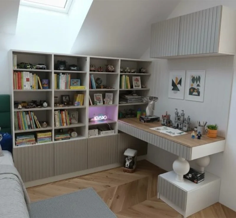 Casa Padrino Bücherregal im Landhausstil, 338 x 60 x 210 cm