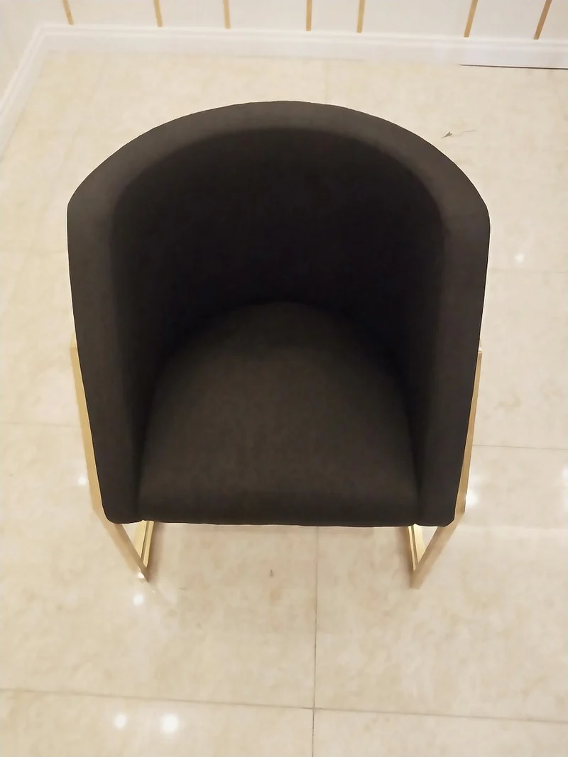 Casa Padrino Luxus Esszimmerstuhl Schwarz / Gold 60 x 56 x H. 80 cm - Luxus Esszimmer Möbel - Luxus Qualität