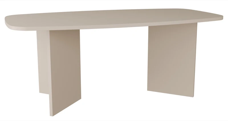 Esstisch Piano 190 cm Kaschmir