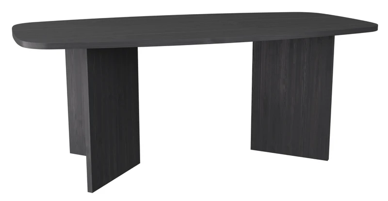 Esstisch Piano 190 cm Esche Prestige Schwarz