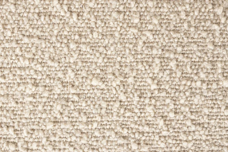 Esszimmerstuhl Barbara im 2er-Set, Beige mit Bouclé-Bezug Dutchbone
