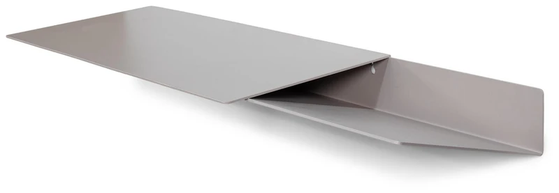Spinder DRIFT Desk: Moderner Stahl-Schreibtisch Konsole Taupe Schwarz