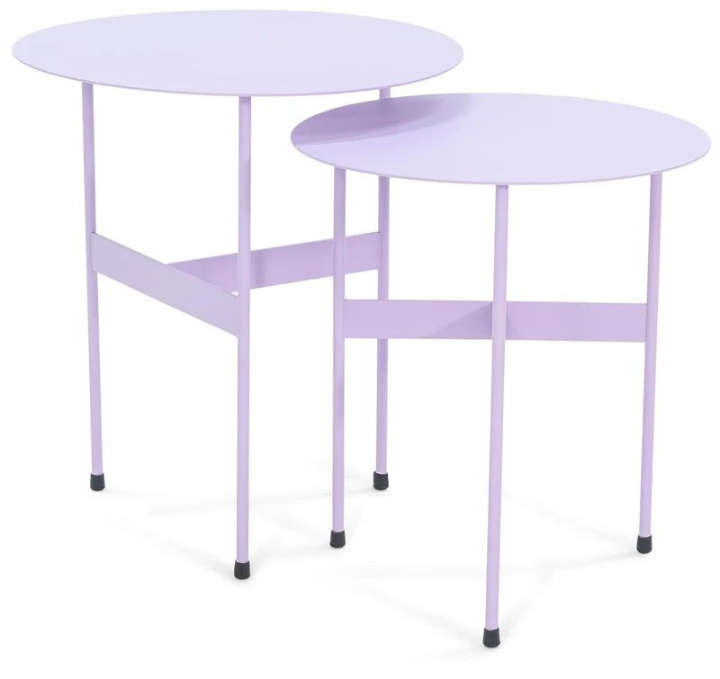 Spinder MIRA HIGH Beistelltisch, Stahl, rund, skandinavisch modern