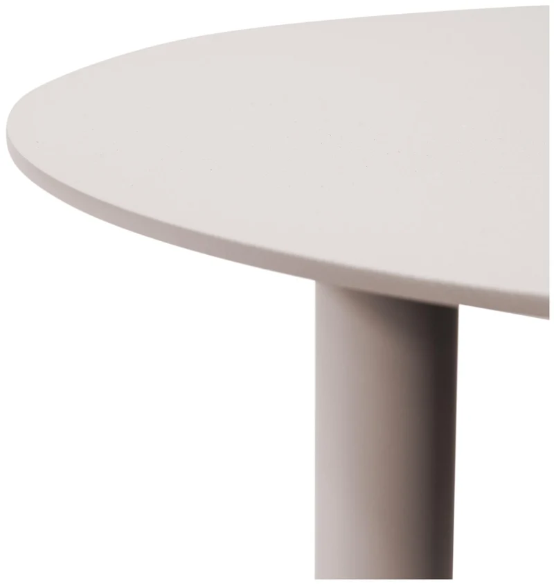 Beistelltisch SUNNY 50 Modern Stahl rund Schwarz Taupe oder Rot