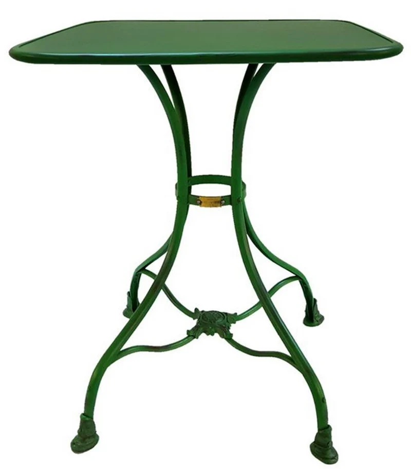 Casa Padrino Gartentisch 60 x 60 x H. 75 cm - verschiedene Farben - Schmiedeeisen Gartenmöbel