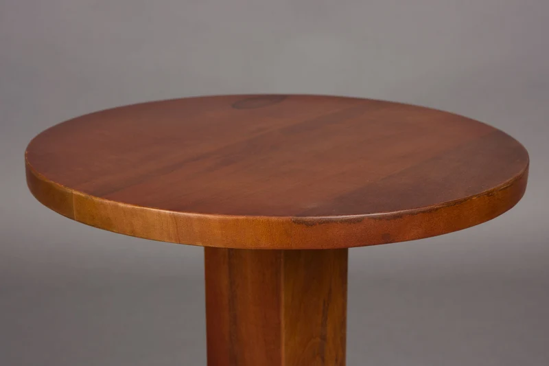 Beistelltisch Tondo aus Mangoholz im Vintage-Boho-Stil von Dutchbone