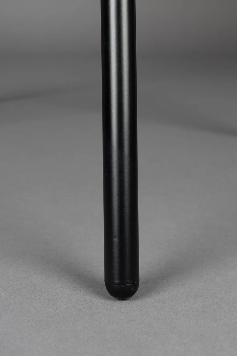 Esszimmerstuhl Rodin im 2er-Set mit Bouclé in Schwarz von Dutchbone