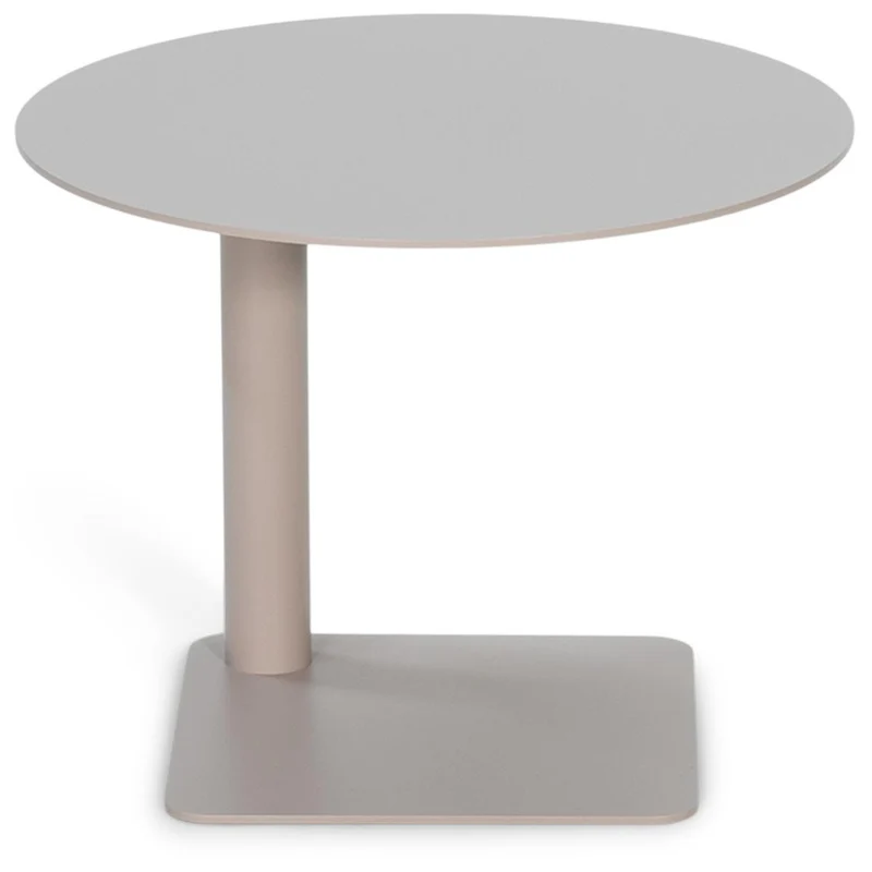 Spinder SUNNY 30 Moderner Stahl-Beistelltisch, rund in Schwarz oder Taupe