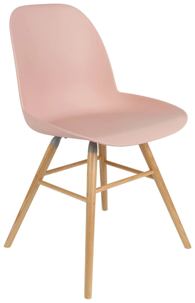 Esszimmerstuhl ALBERT KUIP in Rosa - Designerstuhl von ZUIVER