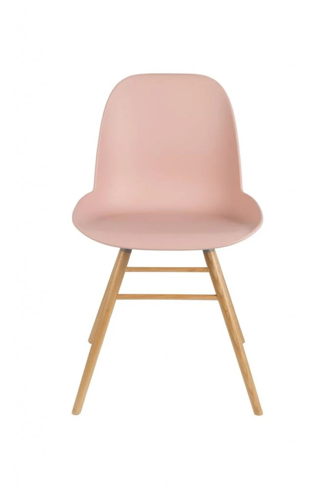 Esszimmerstuhl ALBERT KUIP in Rosa - Designerstuhl von ZUIVER