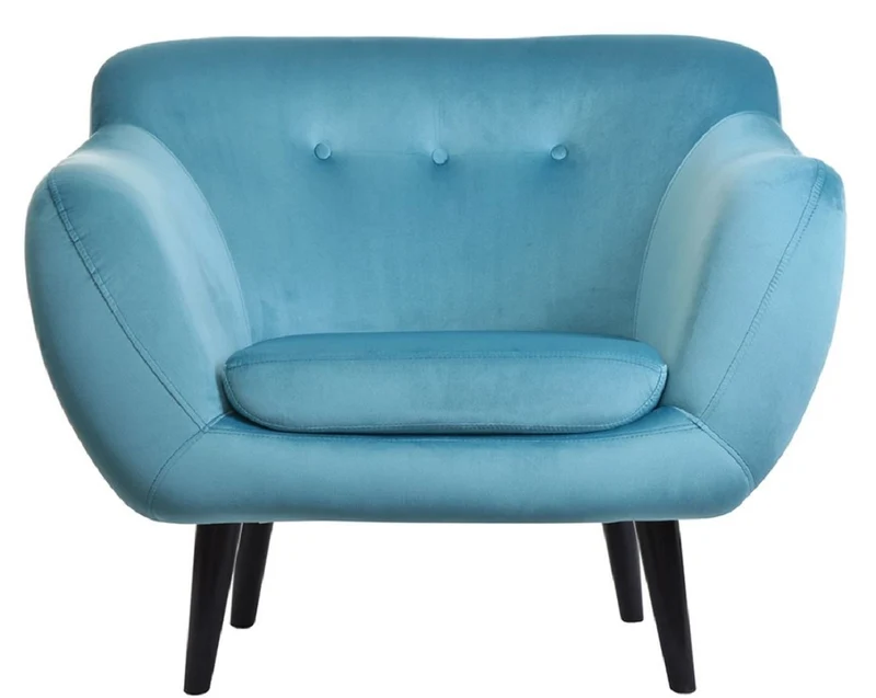 Casa Padrino Luxus Samt Sessel 97 x 81 x H. 83 cm - Verschiedene Farben - Wohnzimmer Hotel Büro Club Sessel - Luxus Kollektion