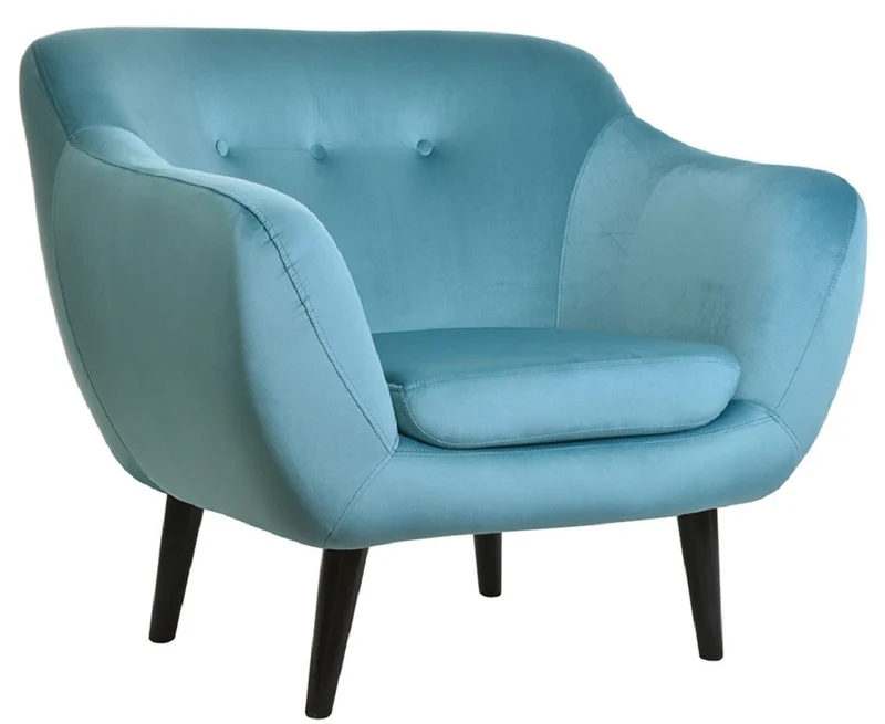 Casa Padrino Luxus Samt Sessel 97 x 81 x H. 83 cm - Verschiedene Farben - Wohnzimmer Hotel Büro Club Sessel - Luxus Kollektion