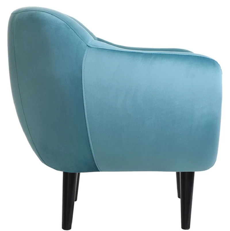 Casa Padrino Luxus Samt Sessel 97 x 81 x H. 83 cm - Verschiedene Farben - Wohnzimmer Hotel Büro Club Sessel - Luxus Kollektion