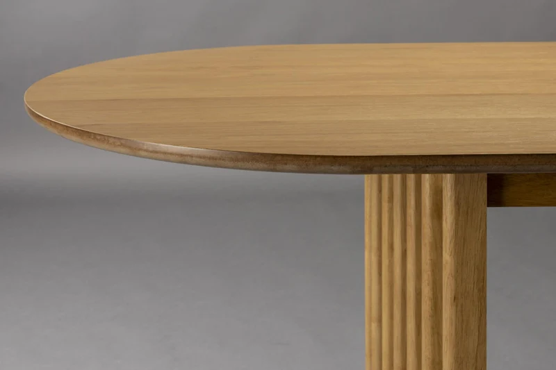 Esstisch BARLET ausziehbar 200 bis 240 cm Eichenfurnier von DutchBone