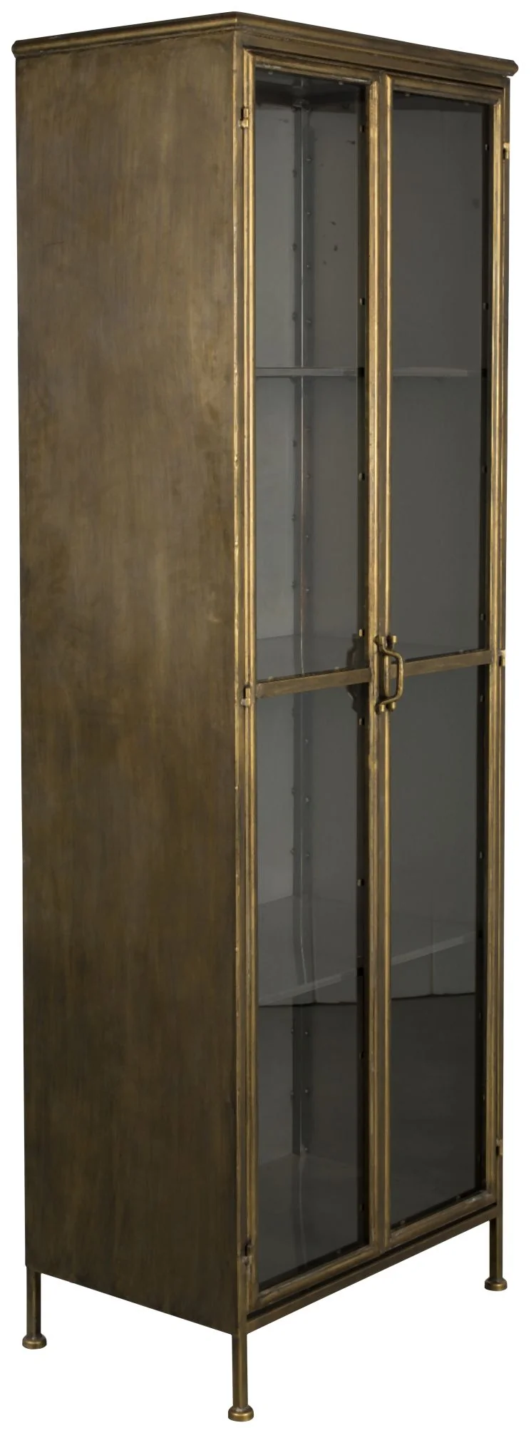 Vitrine Schrank GERTLUSH Vintage-Vitrine Metall, DutchBone