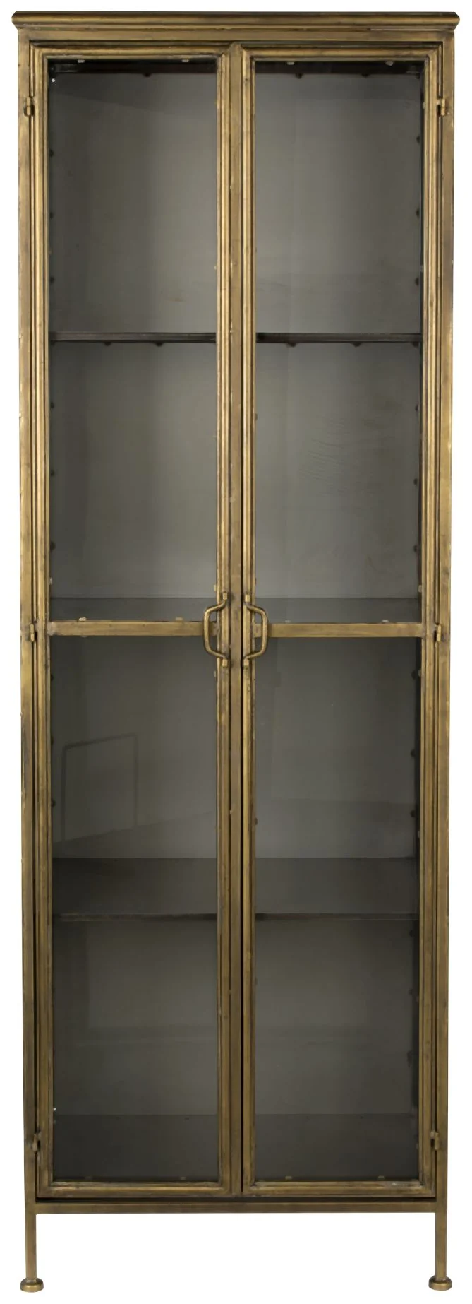 Vitrine Schrank GERTLUSH Vintage-Vitrine Metall, DutchBone